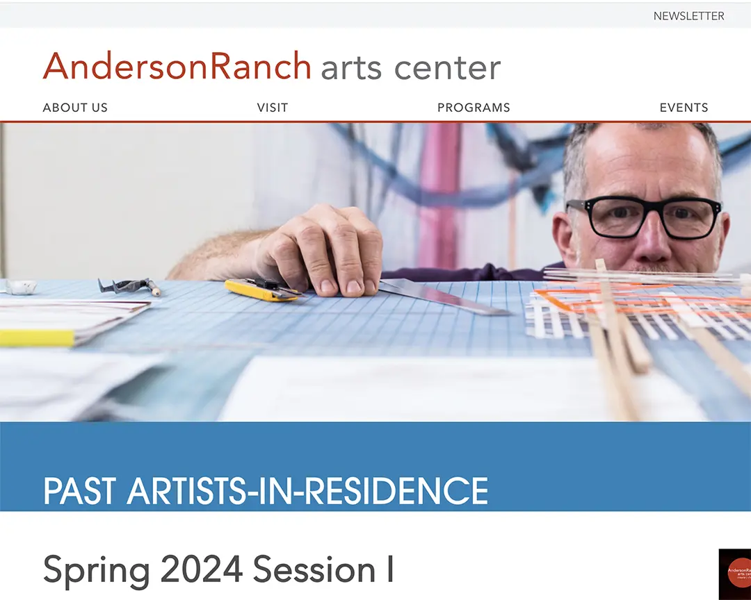 OCTOBER 2015 - Artist-in-Residence, Anderson Ranch Arts Center